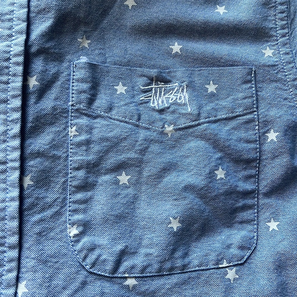 Stussy star pocket shirt